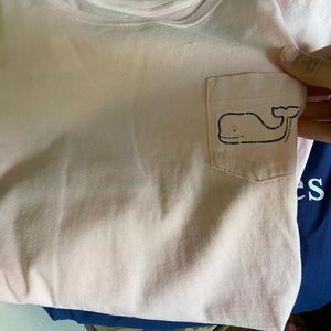 Long Sleeve light pink Vineyard Vines